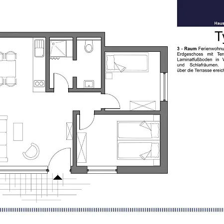 Ferienwohnung Mit Terrasse B 02 Διαμέρισμα Büsum
